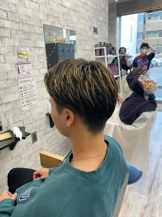 ショート カラー パーマ ヘアアレンジ メンズ キッズ ネイル マツエク・マツパ アイブロウ 🔥メンズパーマ特化 🔥店長中村雄樹のヘアスタイル