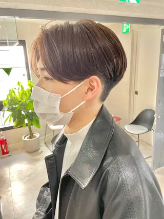 ショート カラー パーマ メンズ 【東北メンズヘア1 位受賞🥇】本間祐太のヘアスタイル