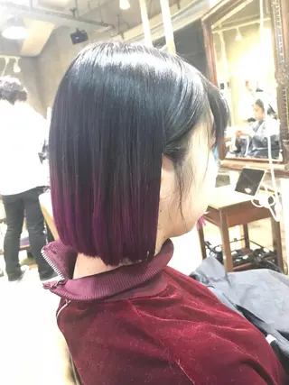 ショート カラー パーマ ヘアアレンジ メンズ キッズ ネイル マツエク・マツパ サロンドミルク 原宿のヘアスタイル