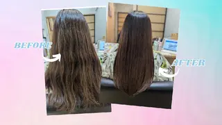 ロング 縮毛矯正・髪質改善専門店 髪屋こころ 東川口店所属・髪屋こころ 峯村 衣舞のヘアスタイル