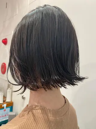 ショート カラー salowin渋谷kitaya park前所属・RIKA韓国ヘア/く びれヘア/上品カラーのヘアスタイル