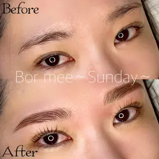 アイブロウ まつパ・ヘアセット ♡Chinami♡のマツエク・マツパデザイン