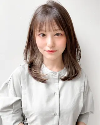 セミロング 宮本 聖希のヘアスタイル