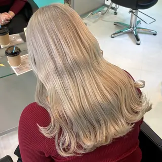 ロング カラー Natsuki‎🤍 透明感×艶カラー🫧のヘアスタイル