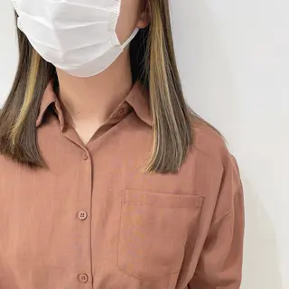 ミディアム カラー 堀江将太朗/恵比寿/ メンズカットのヘアスタイル