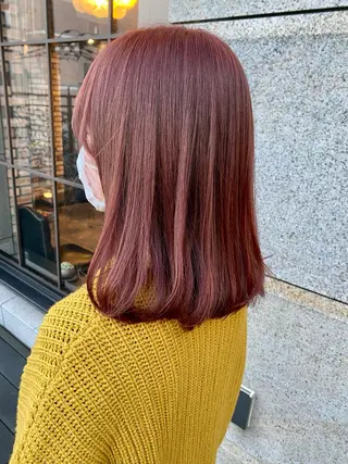 ミディアム カラー LUCIE 吉祥寺所属・✨顔周り✂️レイヤー /艶カラー得意🌈将のヘアスタイル