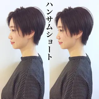 ショート カラー パーマ Memories水天宮前所属・花渕 俊彦のヘアスタイル