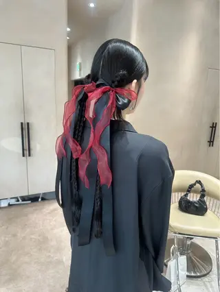 セミロング 顔周りcut・ご相談 ＝新宿しずく🇰🇷のヘアスタイル