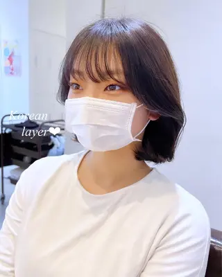 ミディアム カラー 韓国ヘア×髪質改善 /yoshikaのヘアスタイル