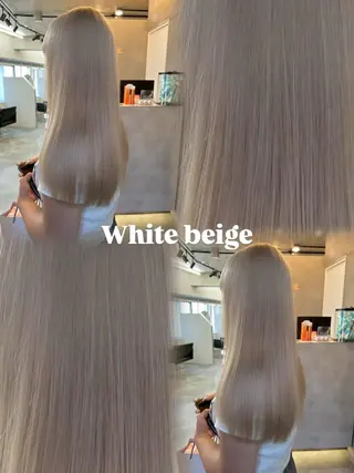 ロング ななみ/博多/ ブリーチ/髪質改善のヘアスタイル