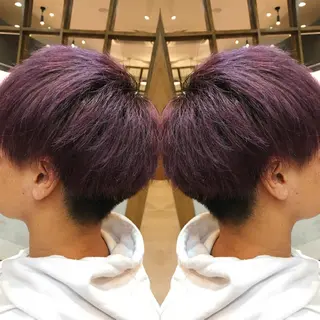 ショート カラー メンズ cecil hair所属・重政 和樹のヘアスタイル