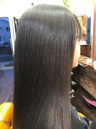 ロング パーマ 桧山 真のヘアスタイル