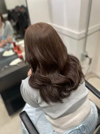 セミロング 🤍韓国トレンド ヘア🤍miku🤍のヘアスタイル