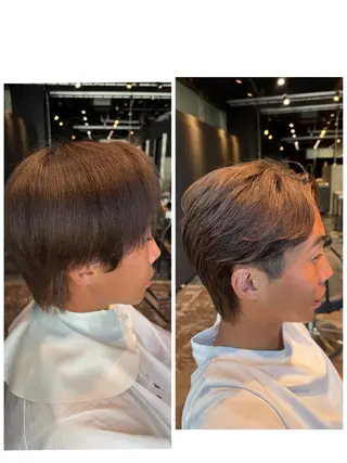 ショート 🌈メンズ専門 しゅんすけ🌈のヘアスタイル