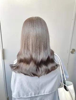 ロング カラー ベージュカラー💖 やすひろのヘアスタイル