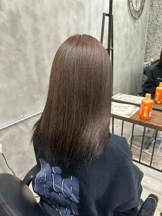 セミロング ANGELICA 西平 碧のヘアスタイル