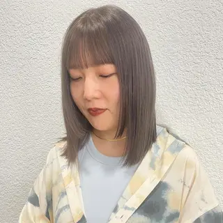 ミディアム 渋谷 留菜のヘアスタイル