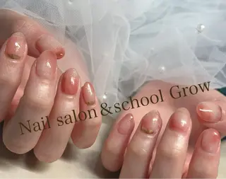 ネイル 認定講師／歴20年 パラジェル　Growのネイルデザイン
