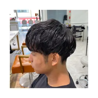 パーマ メンズ 長島 美織のヘアスタイル