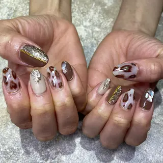 ネイル Amber21.所属・Nagahama Akariのネイルデザイン