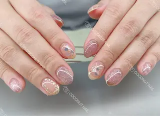 ネイル 神田 ココナッツのネイルデザイン