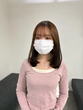 ミディアム 透明感カラー🍀 Satoのヘアスタイル