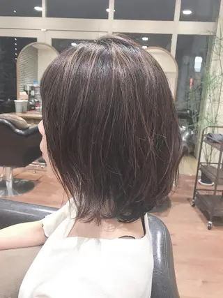 ミディアム カラー アザマ　ヤスカツ _rosso 川口のヘアスタイル