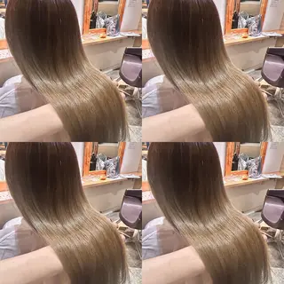 ロング カラー 店長✨️韓国ヘア✖️ 髪質改善カラー／純大のヘアスタイル