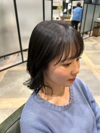 カラー 糠信 咲梨のヘアスタイル