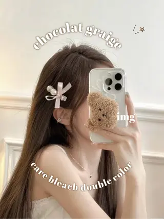 セミロング カラー 似合わせstyle ❤︎misaki❤︎のヘアスタイル