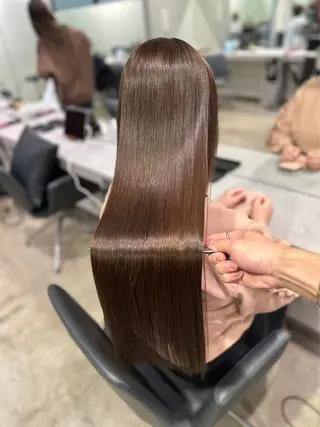 ロング 大野 仁のヘアスタイル