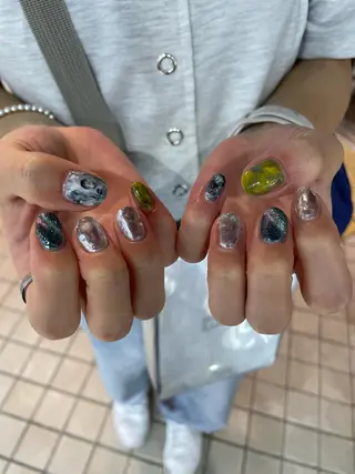 ネイル メンズ/艶髪/カラー サクラ🌸のヘアスタイル