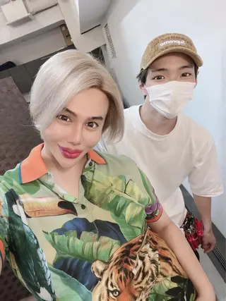 ショート カラー silo中野所属・あくつ べんのヘアスタイル