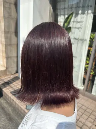 カラー コンドウ マナミのヘアスタイル