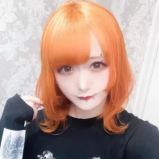 ミディアム カラー Selenehair 三条本店のヘアスタイル