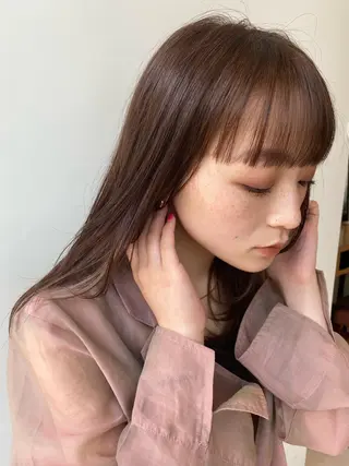 ロング shiori/暖色/ レイヤー/似合わせのヘアスタイル