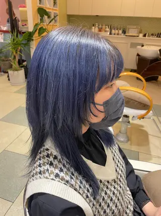 セミロング カラー 【史上最高】口コミ No.1/ナツキのヘアスタイル