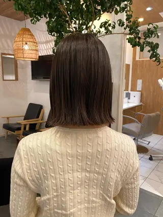 セミロング カラー パーマ ヘアアレンジ レイヤー/メンズ🥑 マエダアズミ🥑のヘアスタイル