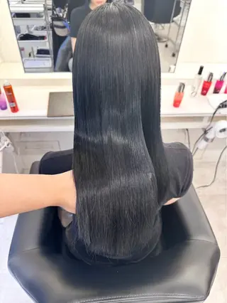 ロング カラー Parve Mix 森 美遥🇰🇷🩶のヘアスタイル