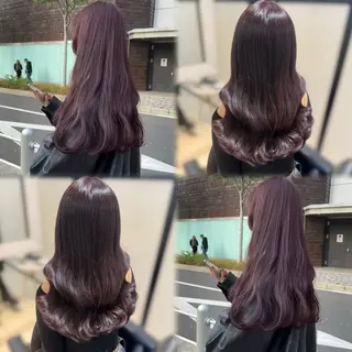 ロング カラー ブリーチなしカラー kana🐱のヘアスタイル