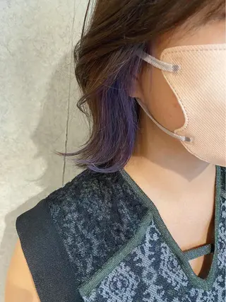 ミディアム カラー Sara所属・鈴木 悠史のヘアスタイル