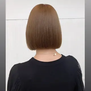 ショート カラー パーマ ヘアアレンジ 二ヶ月綺麗が続く デザイン/星野六三四のヘアスタイル