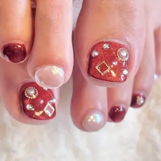 ネイル Lelole 🫧マグネット🫧のネイルデザイン