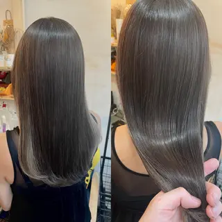 ロング カラー SUN GLOW  サングロウ所属・水素トリートメント／ 髪質改善/ナカノメのヘアスタイル