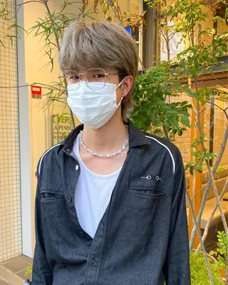 ショート カラー メンズ 栄/矢場町 三井太朗のヘアスタイル