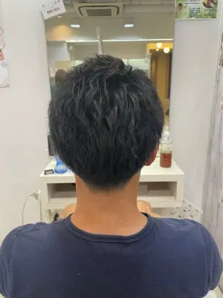 ショート メンズ 🥀ダブルカラー/ 艶カラー🥀ユイキのヘアスタイル