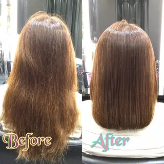 ミディアム カラー Annon プライベートサロンのヘアスタイル