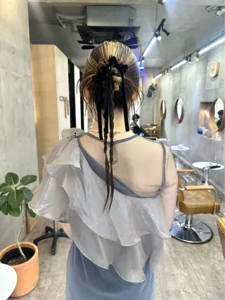 ロング ヘアアレンジ レイヤーカット💫 ／HARUKA🎀のヘアスタイル