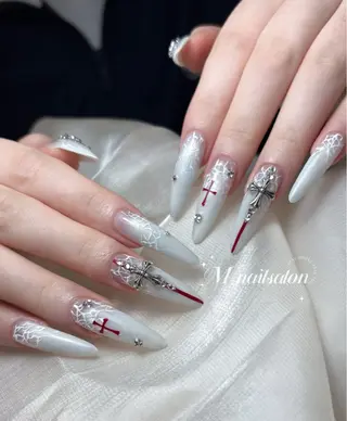 ネイル M🌷nail 長さだし専門店のネイルデザイン