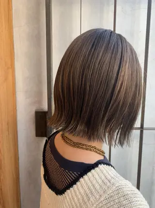 ショート 艶髪color💎髪 質改善ストレート大吉のヘアスタイル